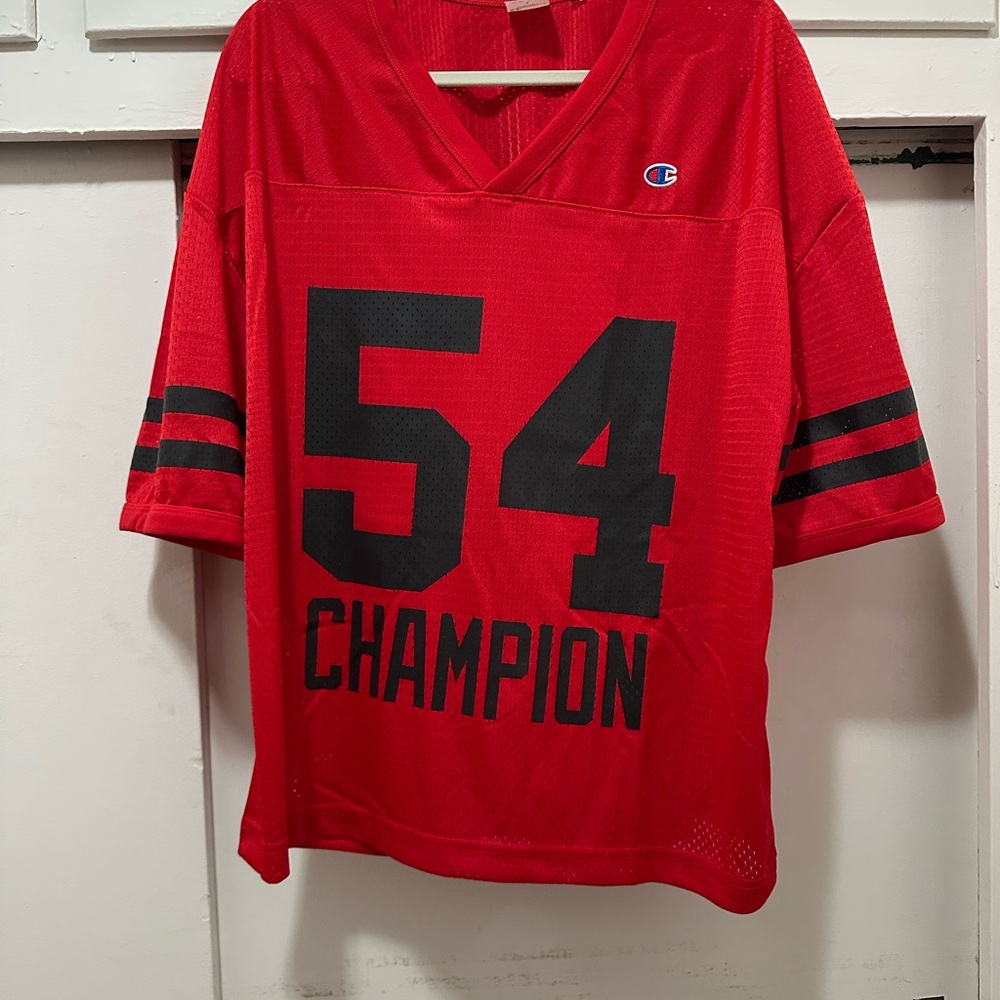 Champion Red and Black Men's Jersey